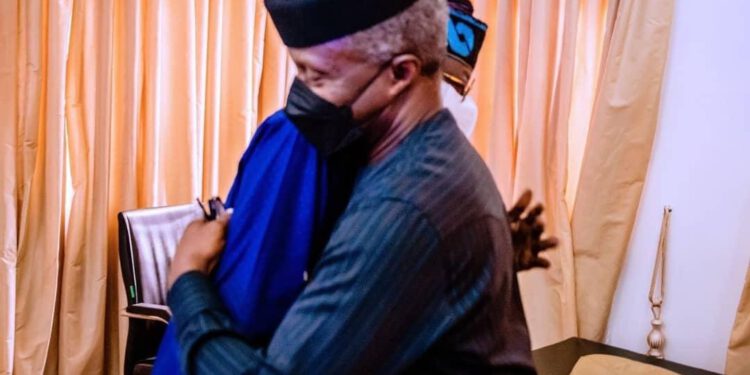 Happening Now: VP Osinbajo Meets With Tinubu