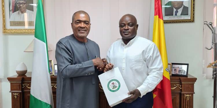 Obasa Meets Demola Seriki, Nigeria’s Ambassador To Spain