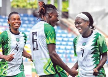 AWCON Qualifiers: Falcons Beat Ghana 2-0 In Lagos
