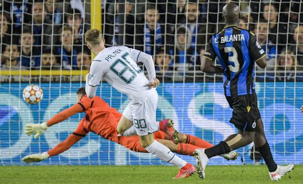 Palmer Scores First UCL Goal As Man City Beats Brugge 5-1