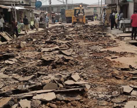 Odunmbaku Lauds Sanwo-Olu As Council Begins Rehabilitation Of Mobolaji Street