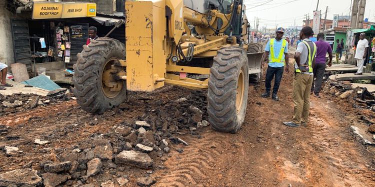 Ojodu LCDA Begins Rehabilitation Works On Mokuolu Street