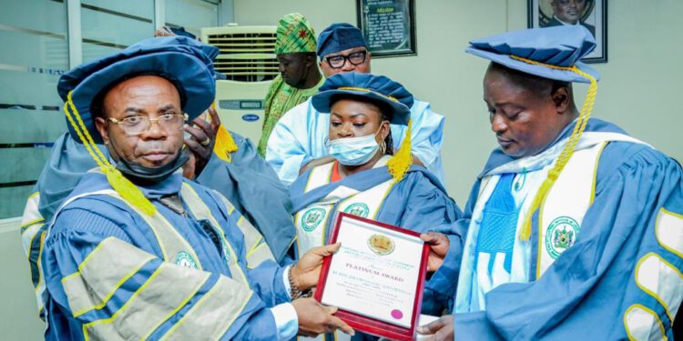 Obasa Bags Double Honours From The Chartered Institute Of Local Government And Public Administration Of Nigeria