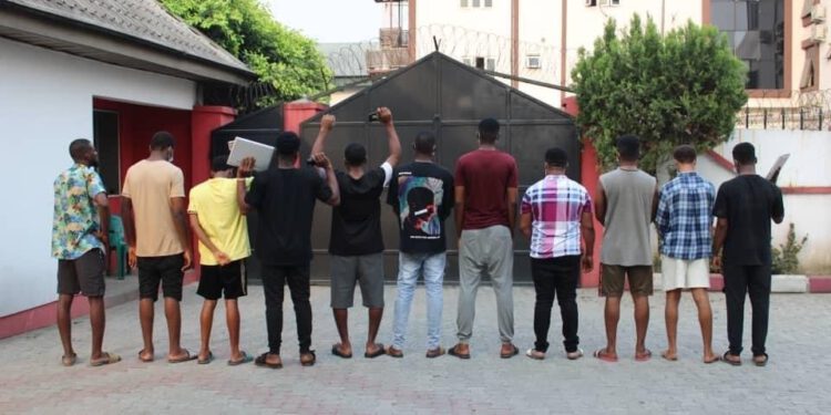 Eleven Suspected Internet Fraudsters Arrested In Uyo