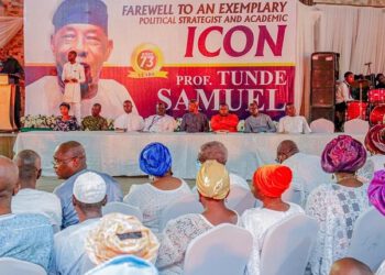 Obasa Attends Prof. Samuel’s Service Of Songs As Lagos GAC Member Begins Final Journey Home
