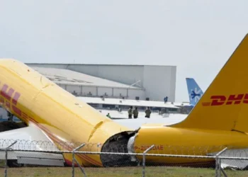 Cargo Plane Breaks Into Two During Emergency Landing