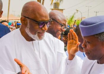 2023: It Is God That Enthrones, Akeredolu Tells Osinbajo