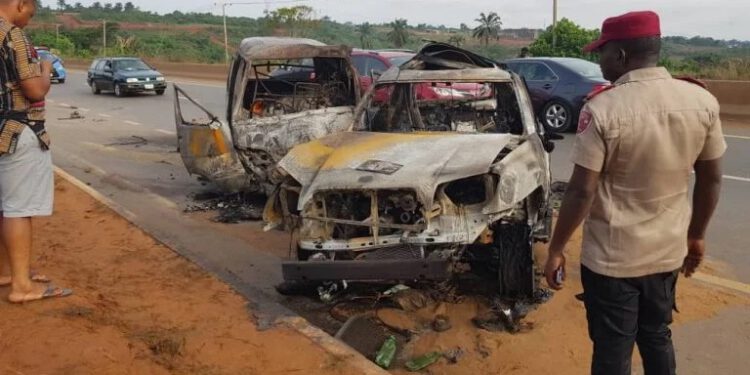 Tragedy! Reverend Sisters, Couple, Driver Burnt To Death In Road Crash