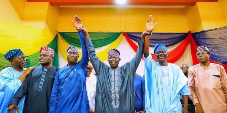 Lagos 2023: Tinubu Endorses Sanwo-Olu, Hamzat For Second Term