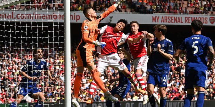 EPL: Arsenal Beat Leeds 2-1, Boost Top-four Bid