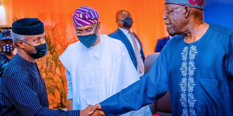 Osinbajo, Tinubu, Fayemi, Others Arrive S’West APC Meeting