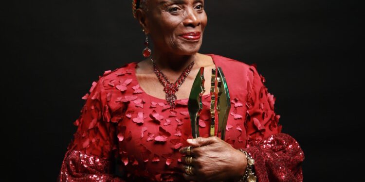 Garland For The Legend: Veteran Actress, Taiwo Ajai-Lycett, Receives AMVCAs Industry Merit Award