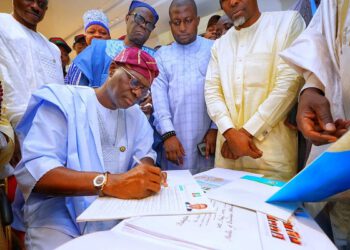 Sanwo-Olu Submits Nomination Forms, Expresses Confidence In His Re-election