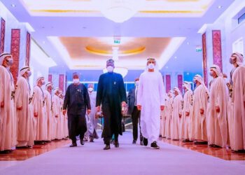 Buhari On Condolence Visit To UAE