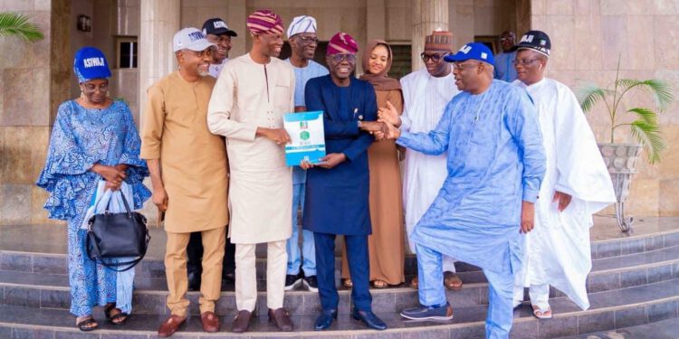Faleke Greets Sanwo-Olu, Says Party Members Have Pass Vote Of Confidence On Him