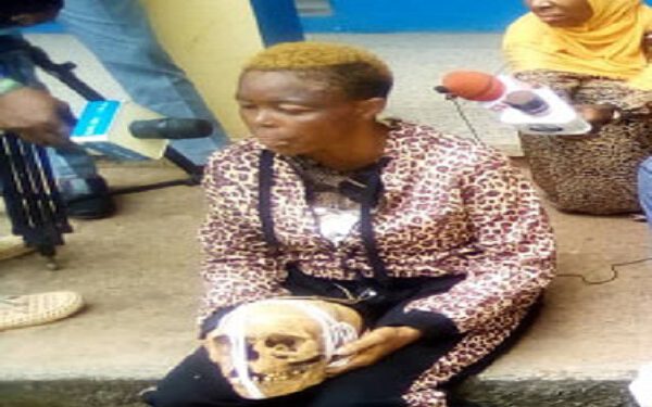Divorced Mother Of Four Caught With Human Skull