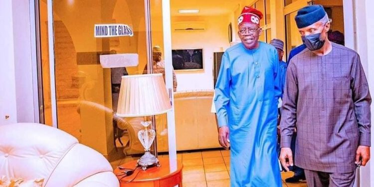 Tinubu Pays Surprise Visit To Osinbajo