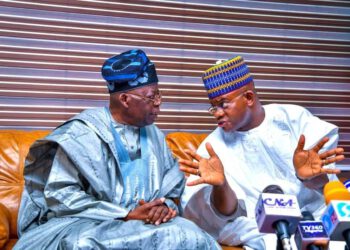 Tinubu, Yahaha Bello In Closed-door Meeting