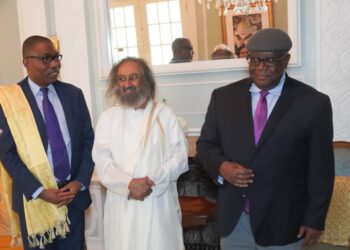 Acclaimed Spiritual Leader, Sri Sri Ravi Shankar Prays For Friend, Adebayo And Nigeria
