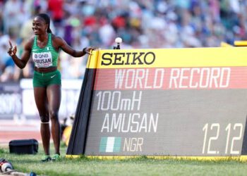 Buhari Celebrates Amusan’s World-Record Athletic Gold Win