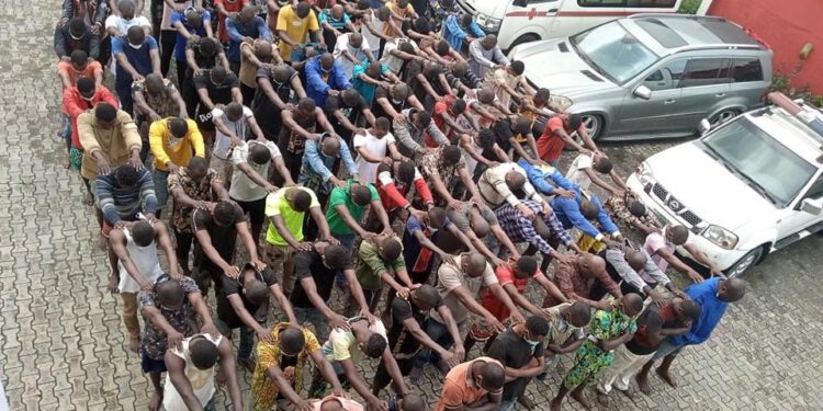 Bunkering: EFCC, Army Arrest 120 Suspected Oil Thieves In Port Harcourt