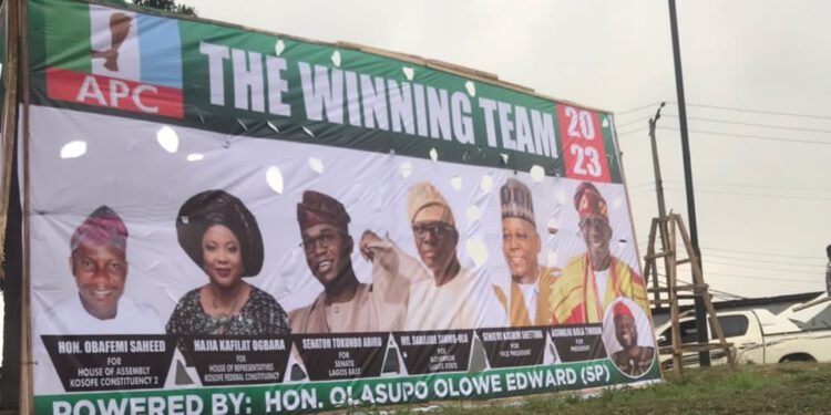 APC Chieftain, Olasupo Olowe Floods Lagos With Tinubu’s Banner