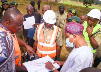 Aregbesola Inspects Ongoing 3000-capacity Karshi Custodian Centre; Expresses Satisfaction At Level Of Work Done