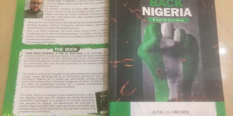 Book Preview: Take Back Nigeria: A Call To Civil Duty By CBN Ogbogbo