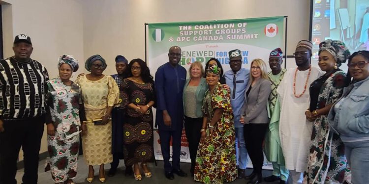 Feb 25th: APC Canada, Coalition Of Support Groups Drum Supports For Tinubu/Shettima