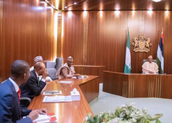 Buhari Meets Leadership Of Governors Forum, Emefiele