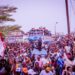 Ibadan Stands Still As Residents Welcome Tinubu’s Campaign Train