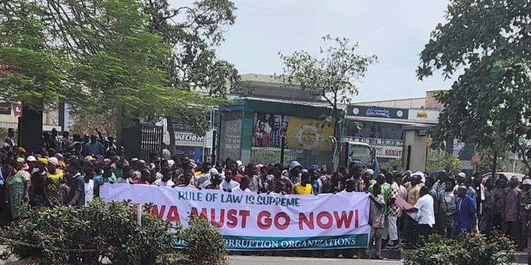 EFCC Chairman Must Go Protest Rocks Lagos