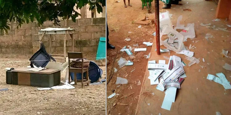 Thugs Burn Ballot Boxes, Voting Materials In Benin