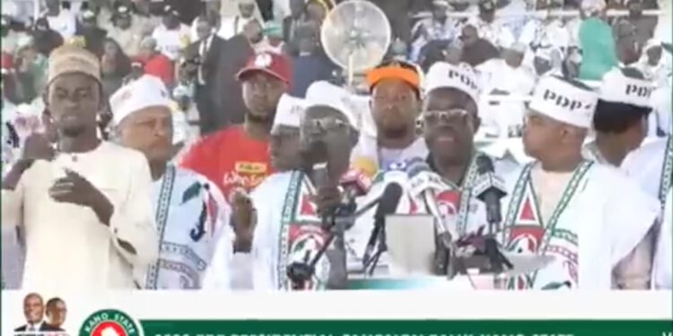 ‘PDP Has Brought Us Shame’, Ayu Says At Kano Rally