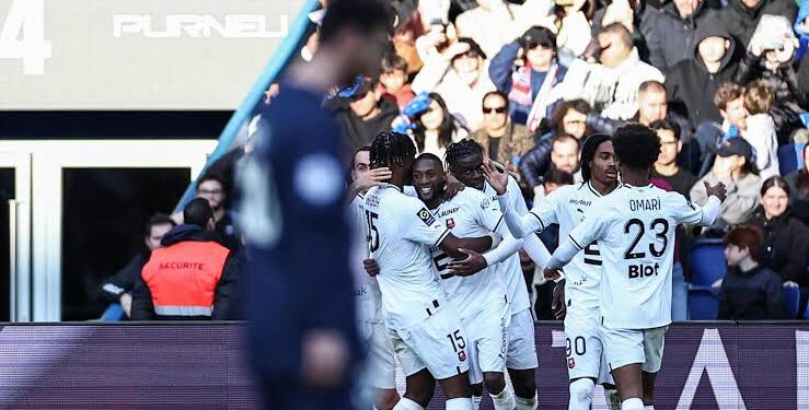 Ligue 1: PSG Falter, Lose 2-0 To Rennes