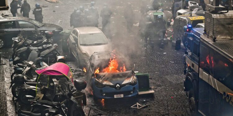 Eight Arrested After Champions League Violence In Naples