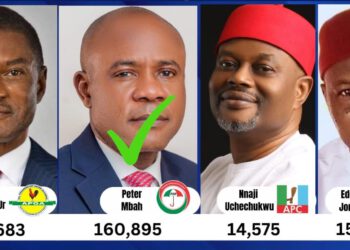 PDP’s Mbah Defeats LP’s Edeoga To Win Enugu Governorship Election