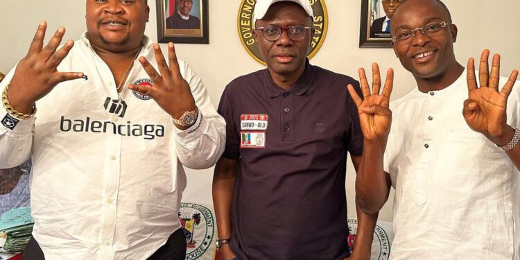 Cubana Chief Priest Campaigns For Sanwo-Olu Second Term Re-election