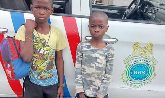 Abandoned Minors Rescued By RRS On 3rd Mainland Bridge