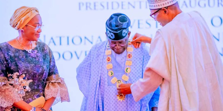 Tinubu, Shettima Get GCFR, GCON Titles