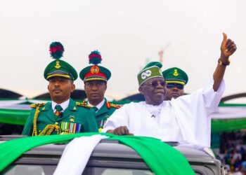 President Bola Ahmed Tinubu Inspects Guards Of Honour