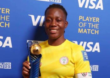 Super Falcons Goalie Wins Player Of The Match Award