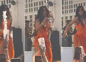 Cardi B Throws Microphone At Fan During Concert