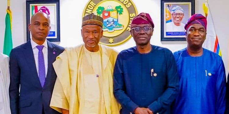 Photo News: Polaris Bank’s Board, Executive Management Pays Courtesy Visit To Gov Sanwo-Olu, Hamzat