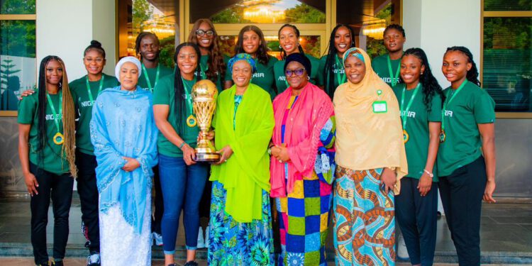 First Lady Oluremi Tinubu Hosts D’tigress