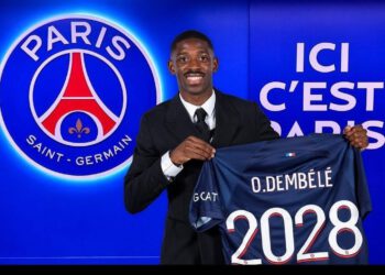 PSG Sign Dembele From Barcelona In €50m Deal