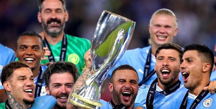 Man City Beat Sevilla On Penalties To Win First UEFA Super Cup