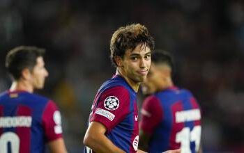 UCL: Joao Felix’s Brace Propel Barca To Perfect Start Against Antwerp
