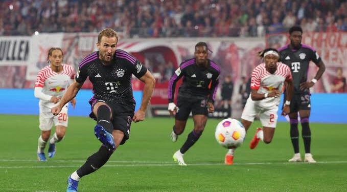 Kane Penalty Helps Bayern Munich Snatch Draw At Leipzig