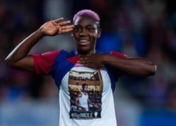 Super Falcons Forward Asisat Oshoala Honours Mohbad In Spain